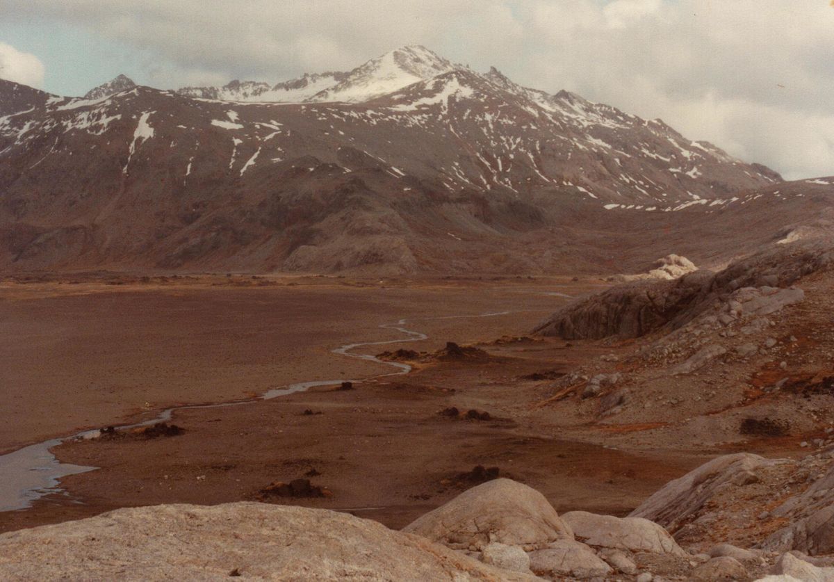 Aerial view of the Rallier du Baty peninsula