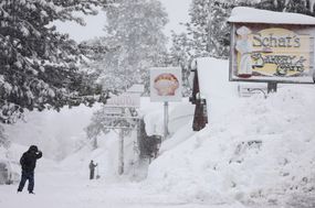 California Hit By Another Winter Storm, Deepening The Already Historic Snowpack In Mountain Regions