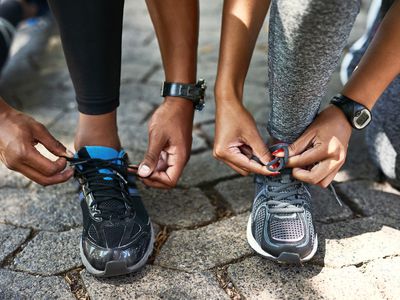 Laced up and ready to go