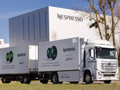 Nespresso Hydrogen Trucks