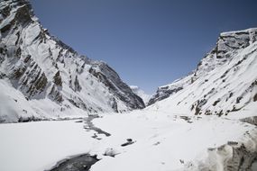 Snowcapped Himalayan mountain