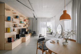 Box in the Box Apartment by Photon Studio interior